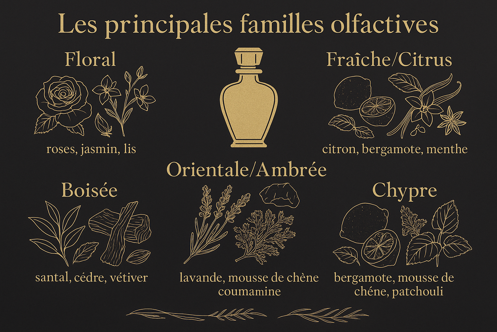 Les familles olfactives expliquées